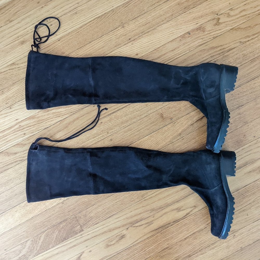 Stuart Weitzman Chocolate Brown Over The Knee Boots 4.5